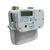 Счётчик газа объемный диафрагменный «Пульсар» СМАРТ-К G4Т, GSM, ИУСЦИФРА, справа налево, с антенной, с клапаном, с термокоррекцией